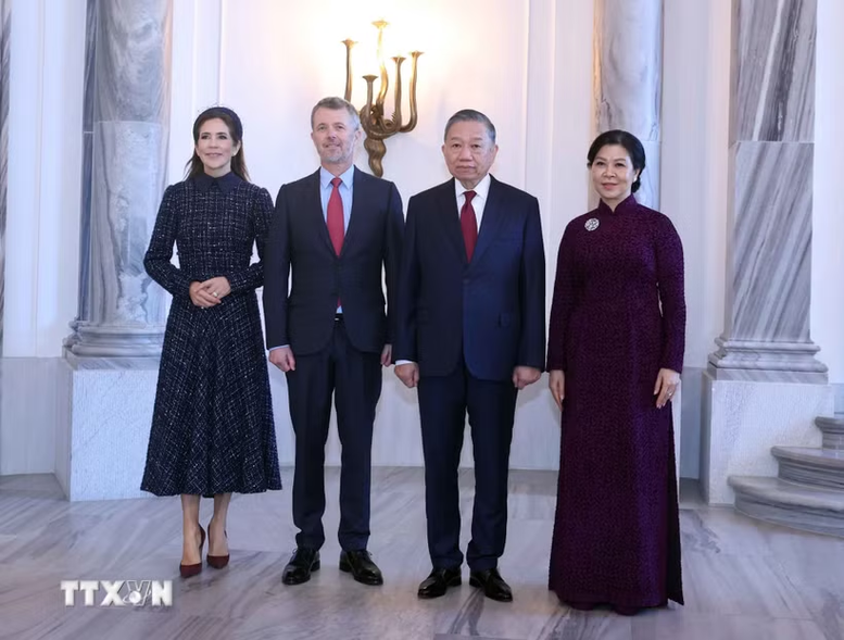 Tổng Bí thư, Chủ tịch nước Tô Lâm hội kiến Nhà vua Frederik X- Ảnh 1.