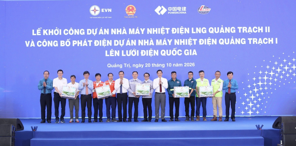 Khởi công Nhà máy Nhiệt điện LNG Quảng Trạch II
