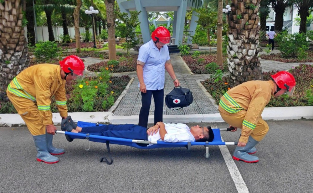 diễn tập tình huống cứu nạn