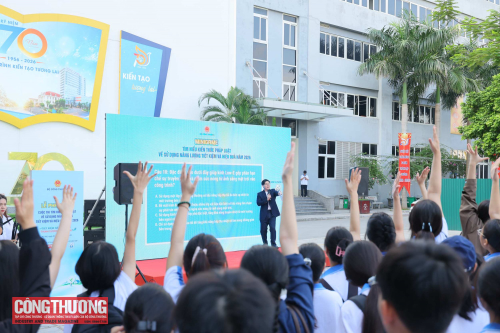 thực hiện nghi thức phát động Cuộc thi Tìm hiểu pháp luật về sử dụng năng lượng tiết kiệm và hiệu quả năm 2026