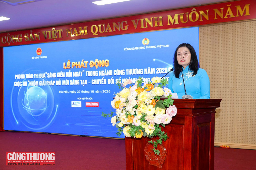 Phát động Phong trào thi đua “Sáng kiến mỗi ngày” trong ngành Công Thương năm 2026 và khởi động Cuộc thi “Nhóm giải pháp Đổi mới sáng tạo - Chuyển đổi số ngành Công Thương