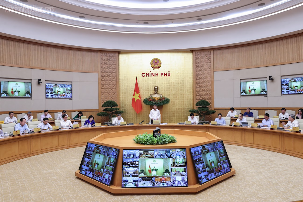 Thủ tướng Chính phủ Lê Minh Hưng chủ trì phiên họp Chính phủ thường kỳ tháng 9/2026 và trực tuyến với các bộ ngành, địa phương - Ảnh: chinhphu.vn