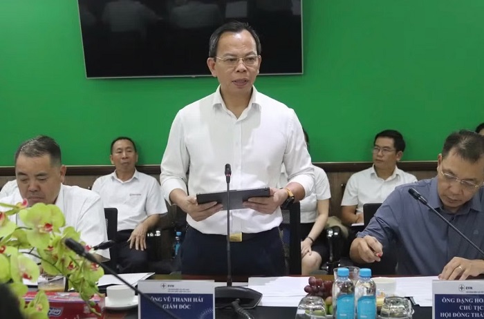 Giám đốc Nhà máy Nhiệt điện Vĩnh Tân 4 Vũ Thanh Hải. Ảnh: Bình Minh