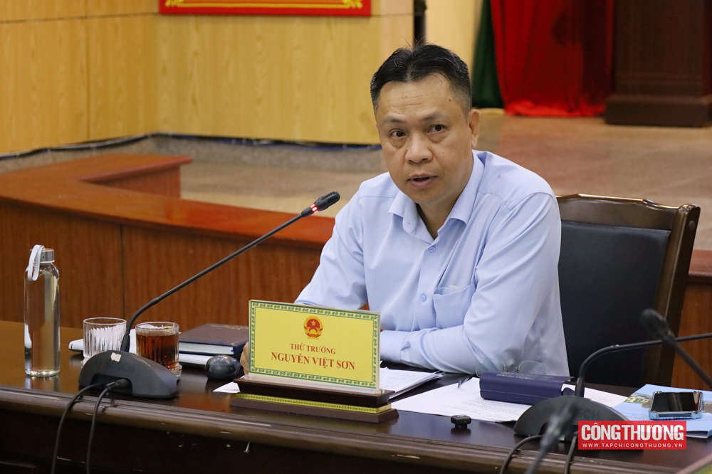 Thứ trưởng Bộ Công Thương Nguyễn Việt Sơn yêu cầu Cục Địa chất và Khoáng sản Việt Nam tập trung vào các nhiệm vụ trọng tâm, nhất là hoàn thiện thể chế