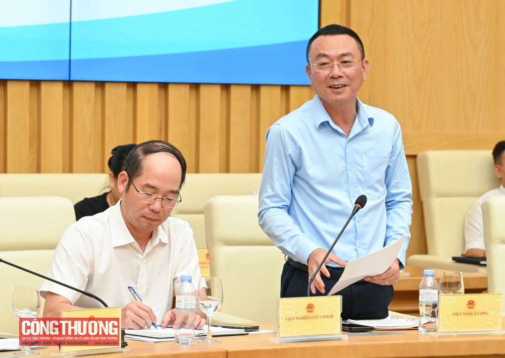 Đại diện các Viện phát biểu tại buổi làm việc