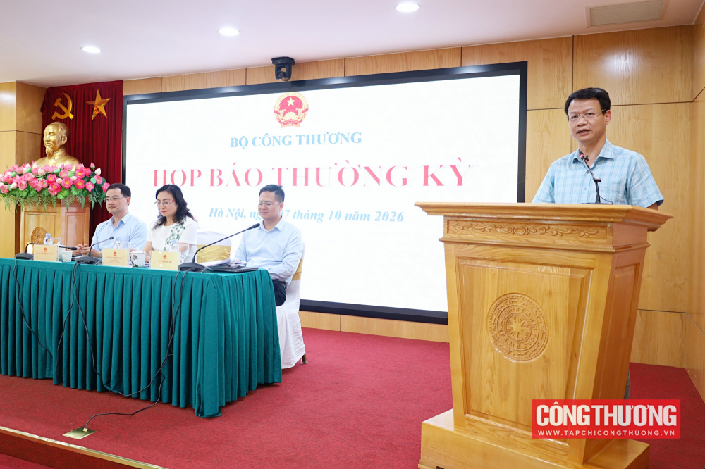 Họp báo thường kỳ Quý III năm 2026 Bộ Công Thương