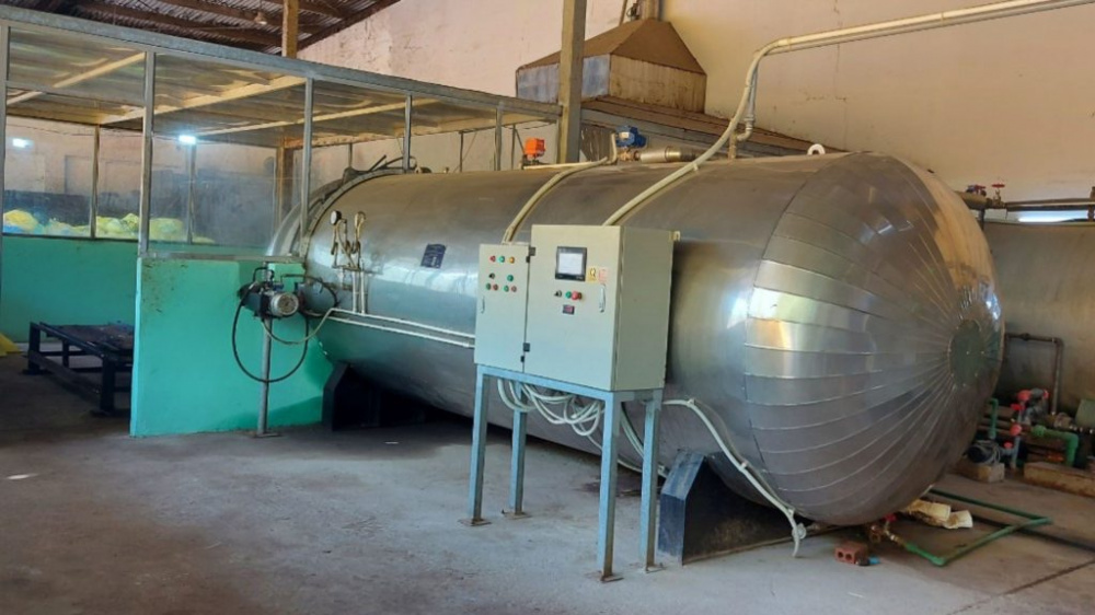 Hệ thống xử lý rác thải y tế bằng phương pháp nhiệt ướt