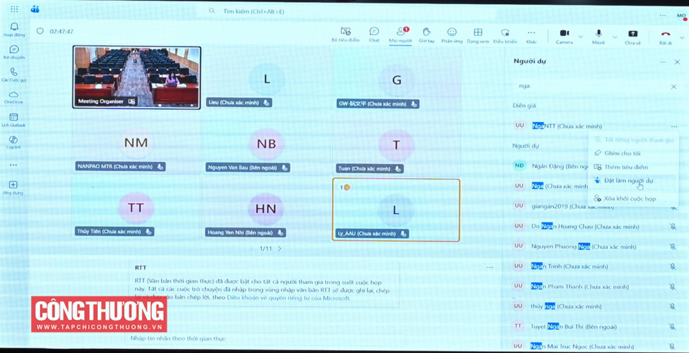 Hội thảo trực tuyến thu hút sự quan tâm và tham dự của gần 1.000 doanh nghiệp hoạt động trong lĩnh vực hóa chất và các ngành sản xuất, kinh doanh có liên quan