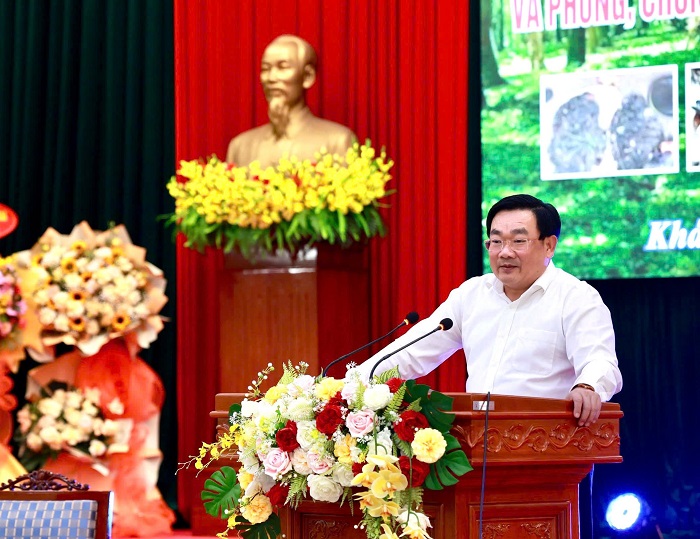 Ông Trịnh Minh Hoàng - Tỉnh ủy viên, Phó Chủ tịch UBND tỉnh Khánh Hòa phát biểu khai mạc