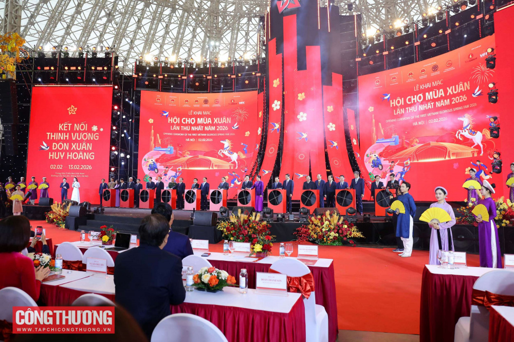 Chính thức khai mạc Hội chợ Mùa Xuân lần thứ nhất năm 2026