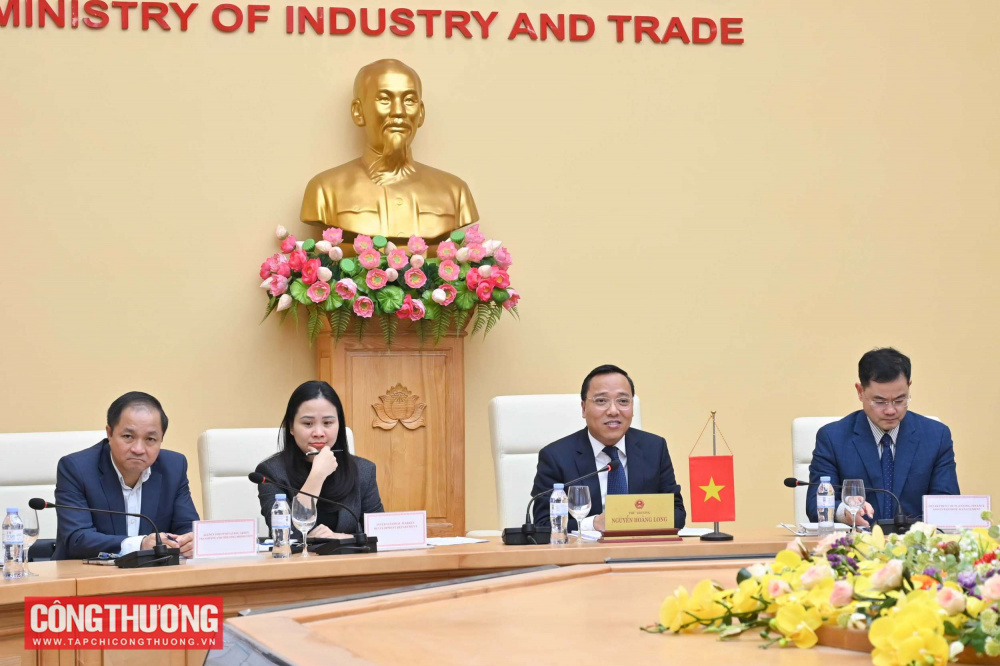 Thứ trưởng Nguyễn Hoàng Long tiếp Đoàn doanh nghiệp Thụy Sĩ - Châu Âu