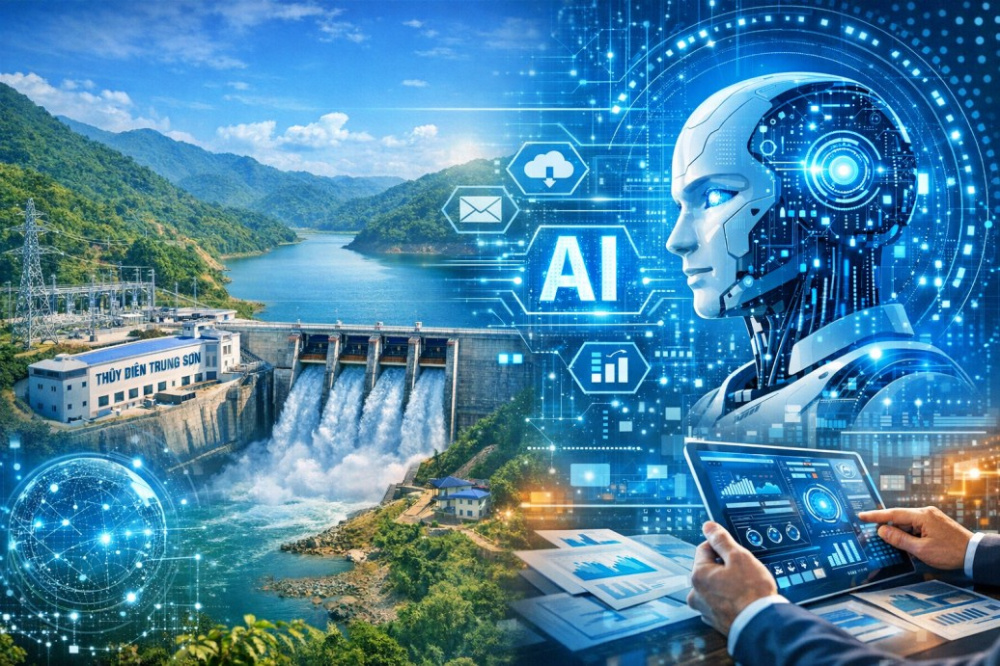 chuyển đổi số tại Thủy điện Trung Sơn