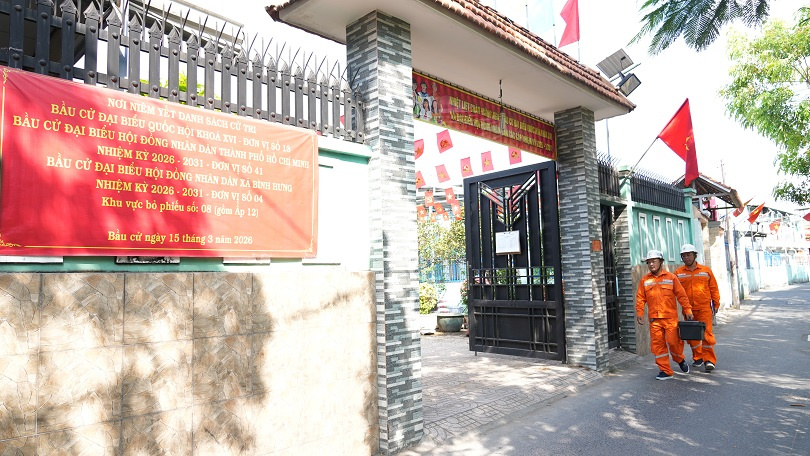 EVNHCMC bảo đảm điện an toàn cho ngày bầu cử toàn dân