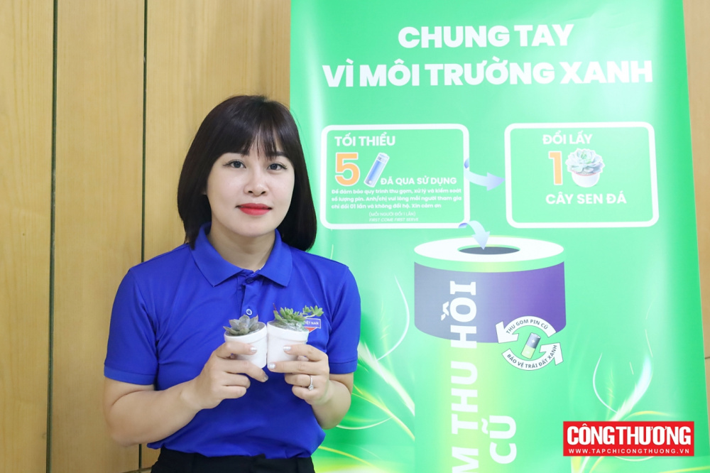 Một số hình ảnh hoạt động đổi pin cũ lấy cây xanh