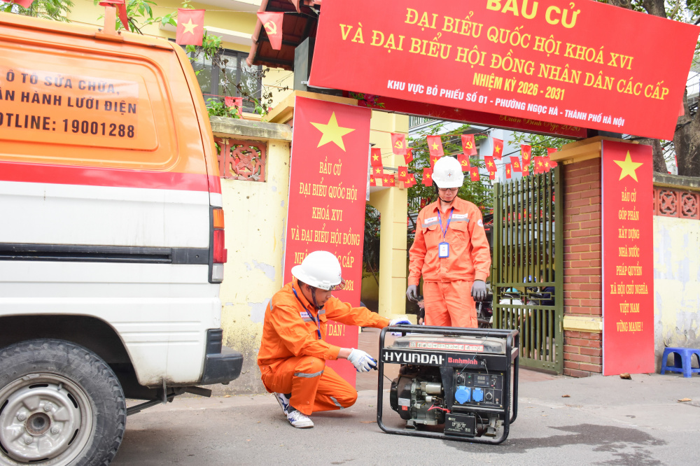 EVNHANOI sẵn sàng cấp điện ổn định phục vụ bầu cử