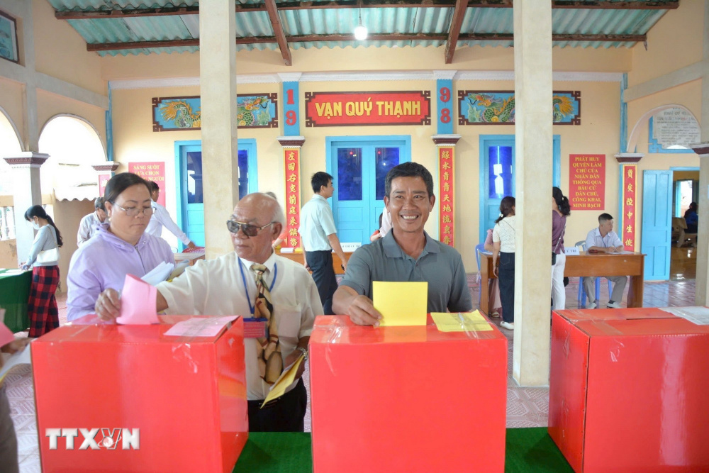 kiểm phiếu bầu cử