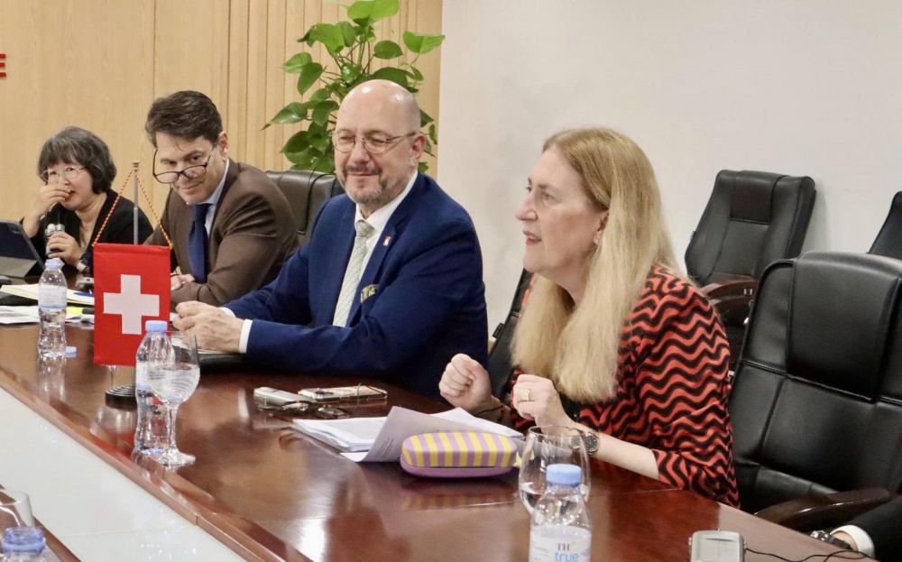 Việt Nam - Thụy Sỹ: Định hướng thúc đẩy đàm phán Hiệp định Thương mại tự do giữa Việt Nam và Khối EFTA