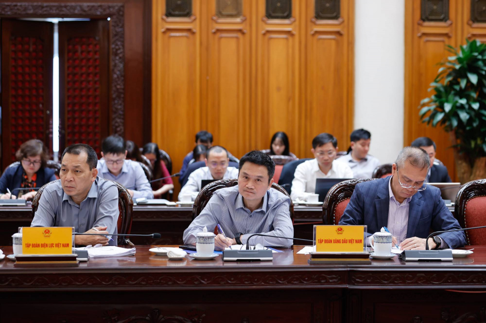 Đại diện các tập đoàn dự cuộc họp - Ảnh: VGP