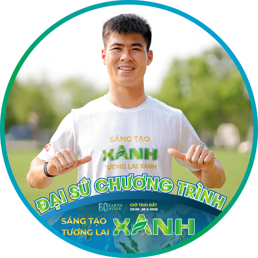 Cầu thủ Đỗ Duy Mạnh sẽ tham gia Lễ phát động “Toàn dân sử dụng năng lượng tiết kiệm hiệu quả và hưởng ứng Chiến dịch Giờ Trái đất năm 2026”.