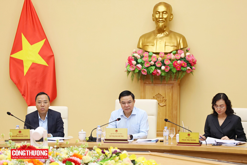 Quyền Bộ trưởng Bộ Công Thương Lê Mạnh Hùng chỉ đạo Hội nghị