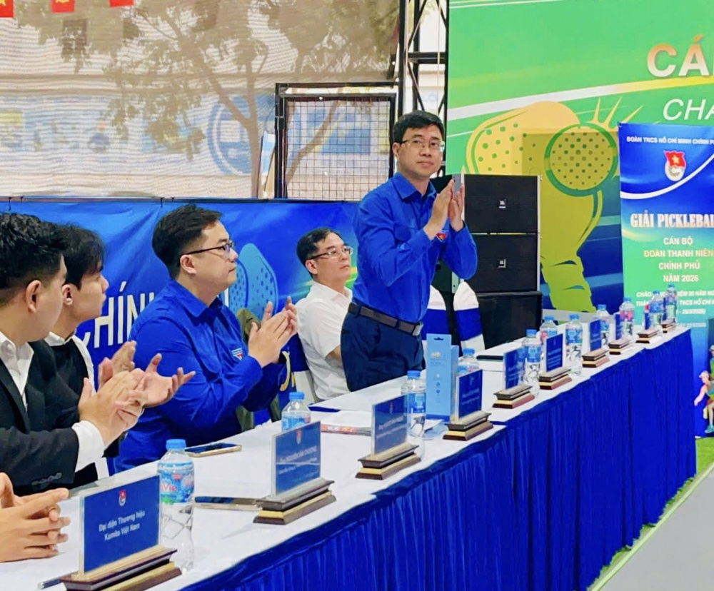 Giải Pickleball cán bộ Đoàn Thanh niên Chính phủ 2026