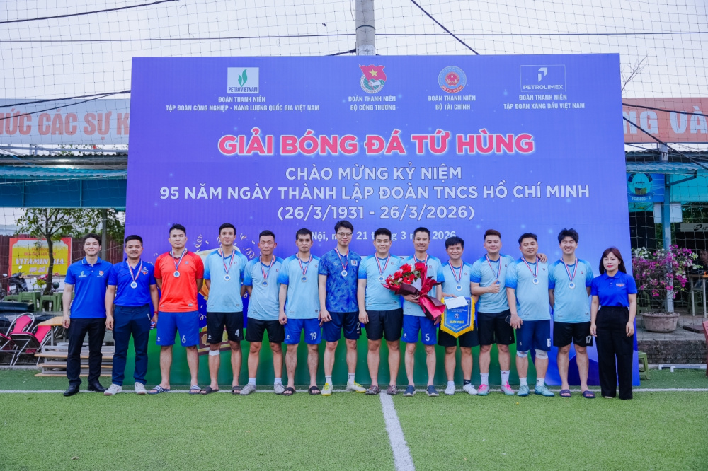 Giải bóng đá Tứ hùng 2026: Sân chơi kết nối sức trẻ, lan tỏa tinh thần cống hiến