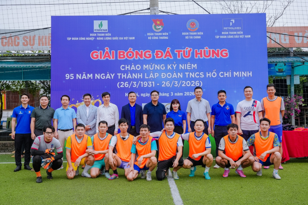 Giải bóng đá Tứ hùng 2026: Sân chơi kết nối sức trẻ, lan tỏa tinh thần cống hiến