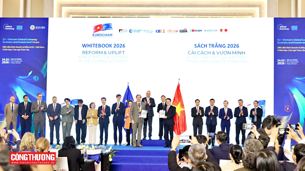 Một số hình ảnh tại Phiên toàn thể Diễn đàn Kinh doanh và Đầu tư EU - Việt Nam