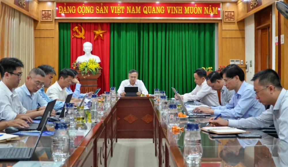 buổi làm việc tại Thủy điện Trung Sơn