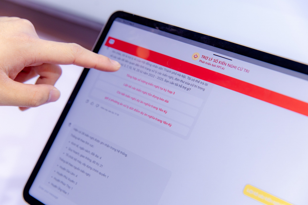 Tập đoàn FPT triển khai trợ lý AI phân tích kiến nghị cử tri cho HĐND TP. Hà Nội
