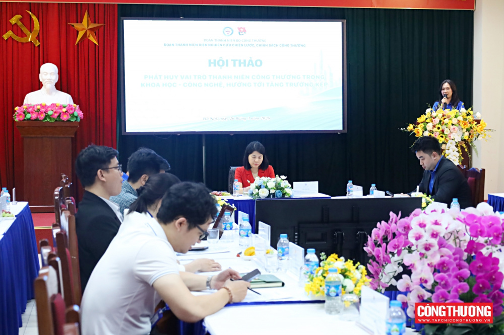 Hội thảo “Phát huy vai trò Thanh niên Công Thương trong khoa học - công nghệ, hướng tới tăng trưởng kép”