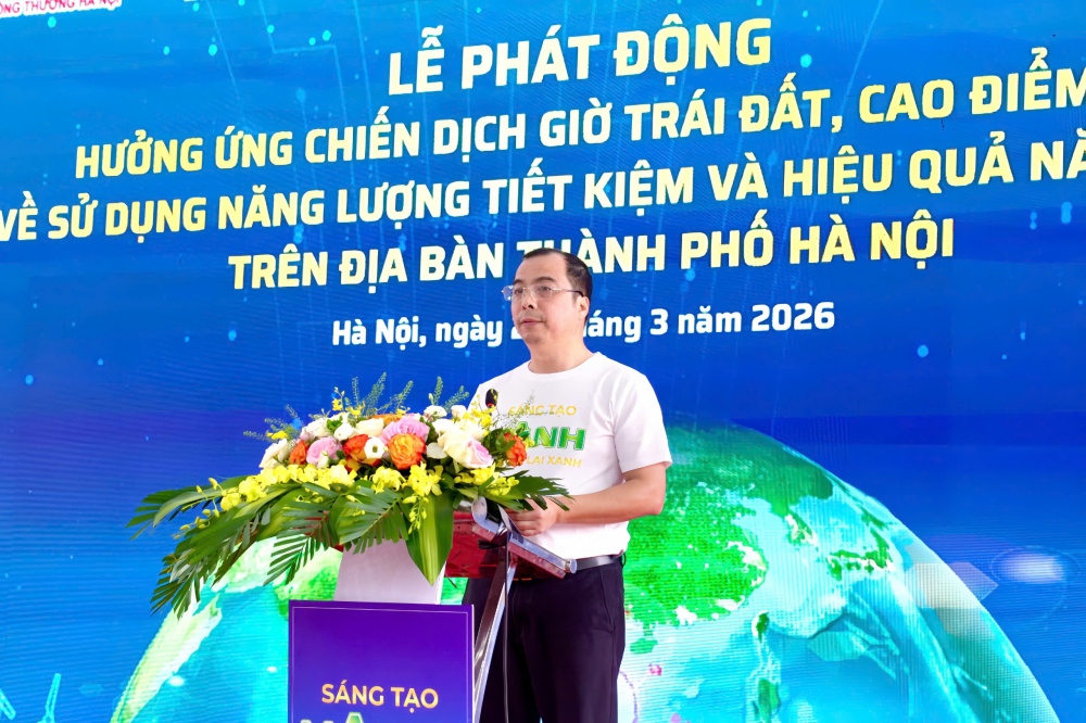 Hà Nội phát động hưởng ứng Chiến dịch Giờ Trái đất 2026