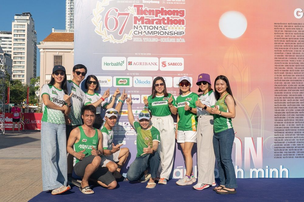 Nestlé MILO lan tỏa tinh thần thể thao cùng Tiền Phong Marathon