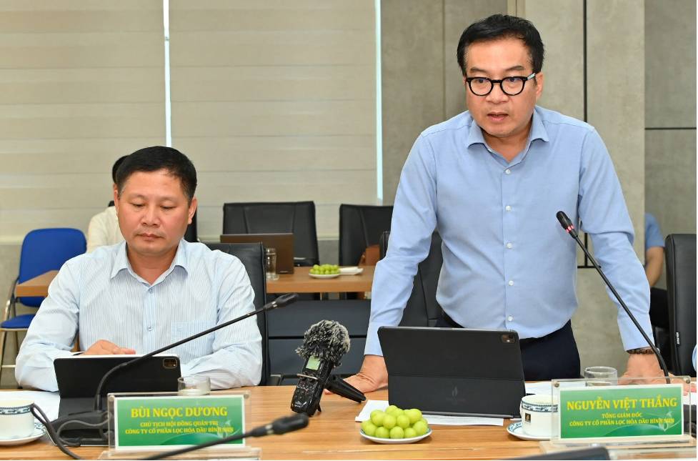 Phó Bí thư Đảng ủy, Tổng Giám đốc BSR Nguyễn Việt Thắng về kết quả hoạt động sản xuất kinh doanh của Công ty