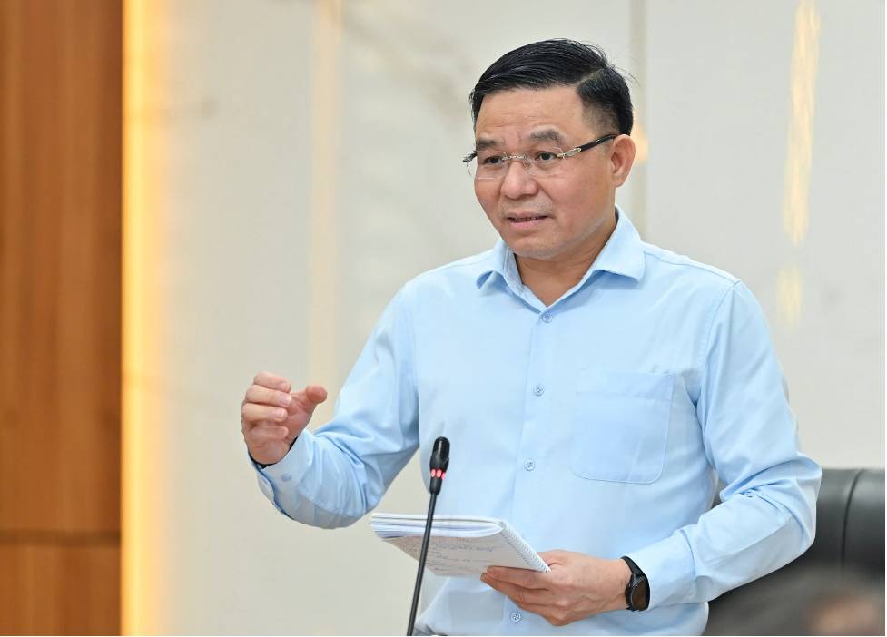 Quyền Bộ trưởng Lê Mạnh Hùng phát biểu chỉ đạo tại buổi làm việc