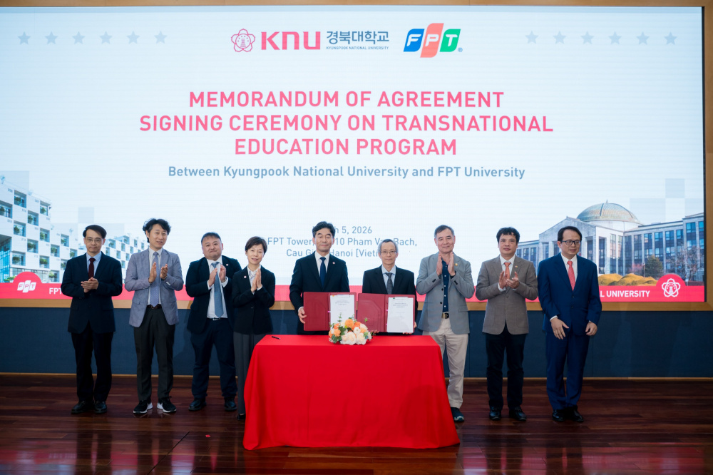 Tập đoàn FPT hợp tác Kyungpook National University 
