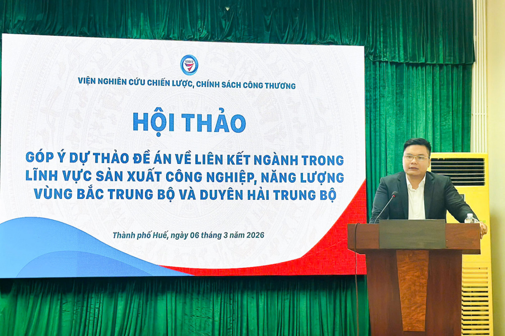 Tại Hội thảo, TS. Trịnh Quốc Vinh - Viện Nghiên cứu Chiến lược, Chính sách Công Thương đã trình bày tổng quan về Dự thảo Đề án. 