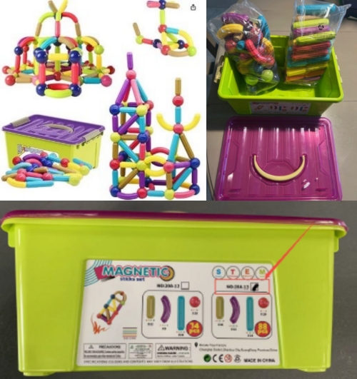 Thùng đồ chơi nam châm thuộc diện thu hồi tại Mỹ