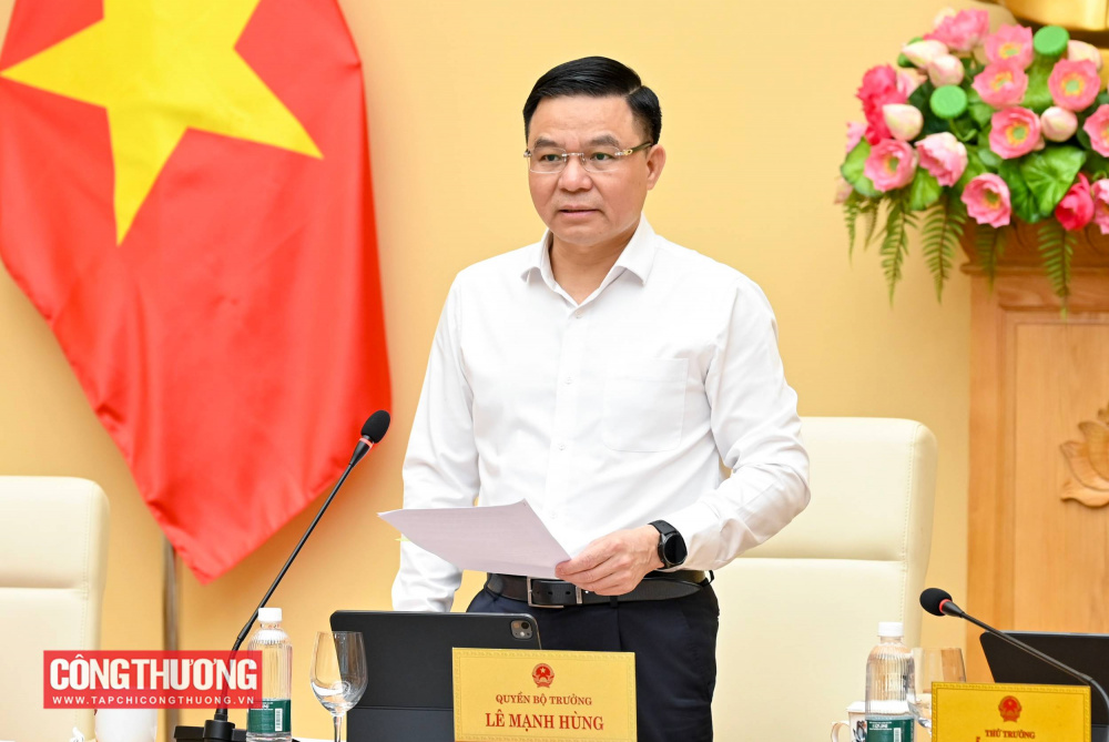 Quyền Bộ trưởng Bộ Công Thương Lê Mạnh Hùng phát biểu khai mạc Hội nghị