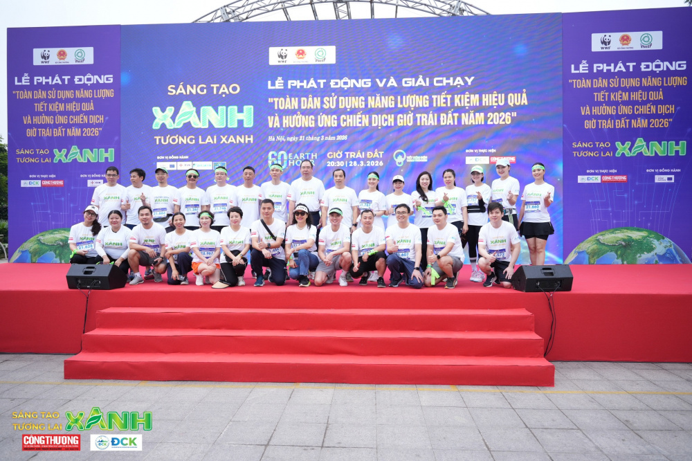 Tập đoàn Điện lực Việt Nam (EVN) tham gia Giải chạy trực tiếp hưởng ứng “Toàn dân sử dụng năng lượng tiết kiệm hiệu quả và hưởng ứng chiến dịch Giờ Trái đất năm 2026” diễn ra ngày 21/3