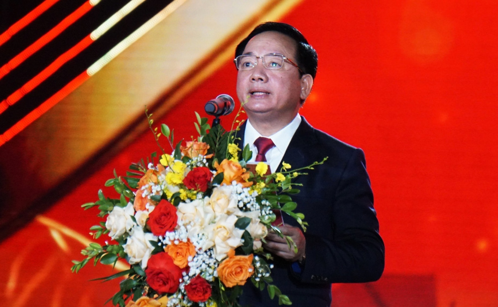 Đồng chí Trịnh Văn Quyết, Ủy viên Bộ Chính trị, Bí thư Trung ương Đảng, Trưởng ban Tuyên giáo và Dân vận Trung ương phát biểu tại Lễ Khai mạc Liên hoan Phát thanh toàn quốc lần thứ XVII - Quảng Ninh năm 2026