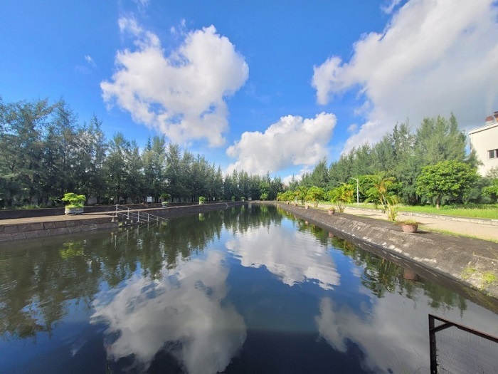 Hồ nước thải của Nhà máy Nhiệt điện Hải Phòng.