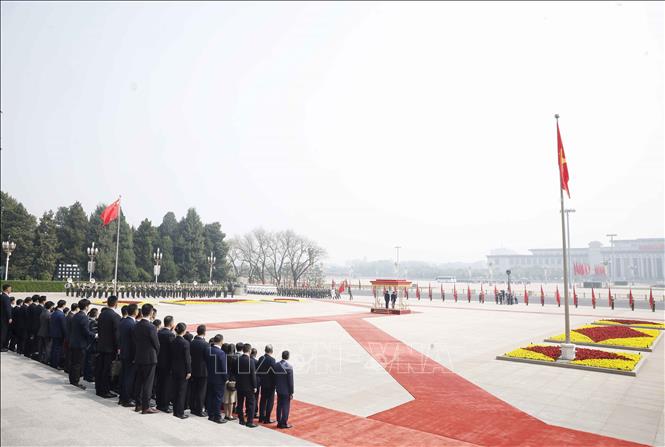 lễ đón tổng bí thư 8