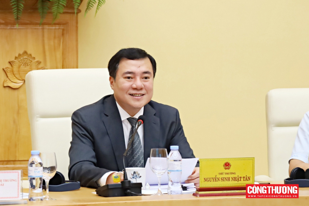 Thứ trưởng Nguyễn Sinh Nhật Tân tiếp Đoàn doanh nghiệp Hội đồng Kinh doanh Hoa Kỳ - ASEAN (USABC)