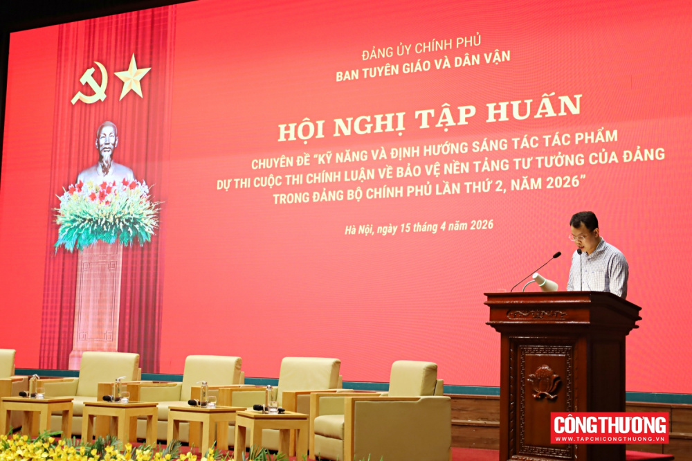 Hội nghị tập huấn và tọa đàm chuyên đề “Kỹ năng và định hướng sáng tác tác phẩm dự thi Cuộc thi chính luận về bảo vệ nền tảng tư tưởng của Đảng lần thứ 2, năm 2026”