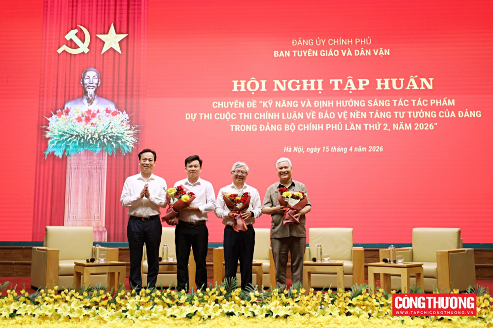 Hội nghị tập huấn và tọa đàm chuyên đề “Kỹ năng và định hướng sáng tác tác phẩm dự thi Cuộc thi chính luận về bảo vệ nền tảng tư tưởng của Đảng lần thứ 2, năm 2026”