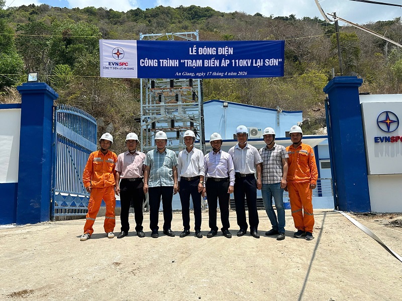 Đóng điện Trạm biến áp 110kV Lại Sơn vượt tiến độ