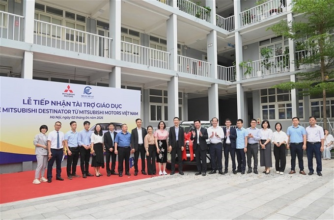 EPU tiếp nhận xe Mitsubishi Destinator phục vụ đào tạo, thực hành lĩnh vực ô tô