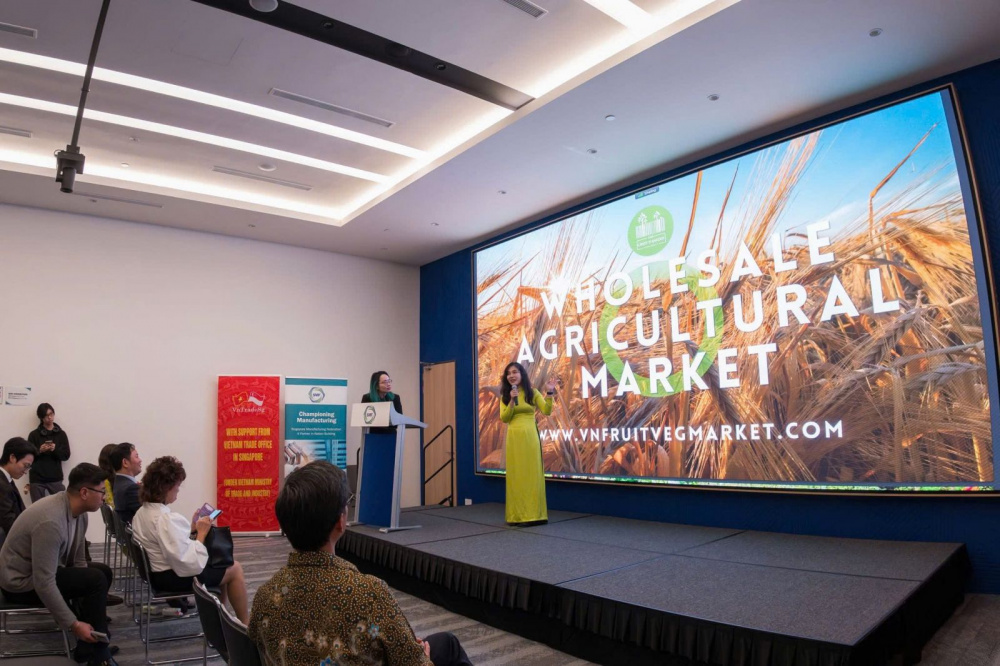Ra mắt nền tảng “Chợ đầu mối nông sản trực tuyến Việt Nam” tại Singapore