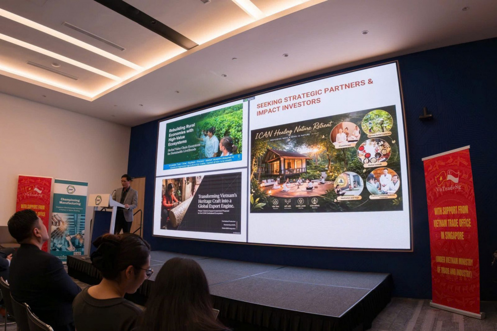 Ra mắt nền tảng “Chợ đầu mối nông sản trực tuyến Việt Nam” tại Singapore